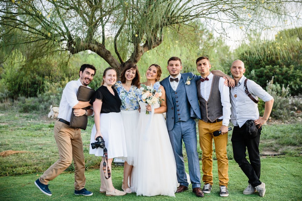 свадебная команда в Испании 